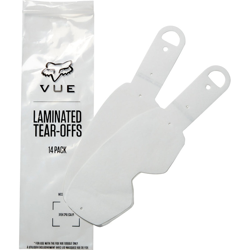 VUE ROLL OFF HOLESHOT TEAR OFFS 14 PACK [CLEAR]